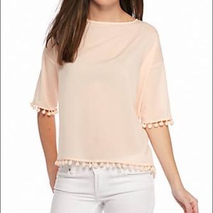 French connection Pom Pom top